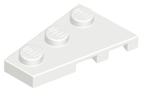 White Wedge, Plate 3 x 2 Left