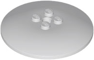 Light Bluish Gray Dish 6 x 6 Inverted (Radar) - Solid Studs