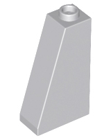 Light Bluish Gray Slope 75 2 x 1 x 3 - Hollow Stud