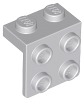 Light Bluish Gray Bracket 1 x 2 - 2 x 2