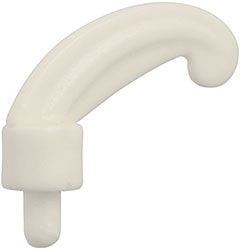White Minifigure, Plume Feather Small