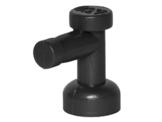 Black Tap 1 x 1 without Hole in Nozzle End