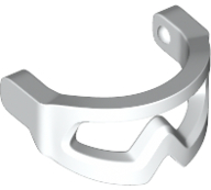 White Minifigure, Visor Snow Goggles