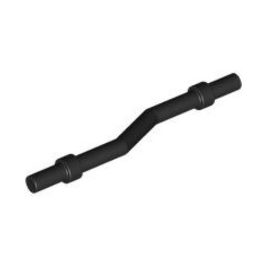 Black Bar 6L with Stop Rings, Bent