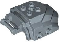 Sand Blue Cockpit Front 4 x 5 x 2 with Bar Handle and Studs on Sides