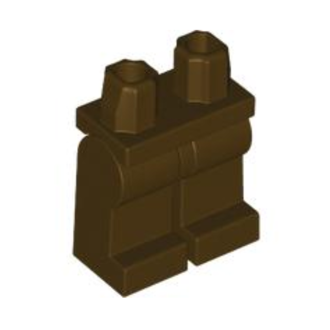 Dark Brown Hips and Legs Plain