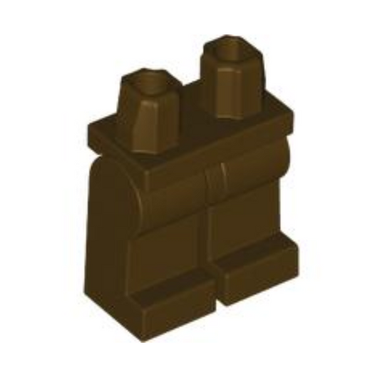 Dark Brown Hips and Legs Plain