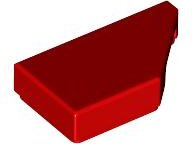 Red Tile, Modified 1 x 2 Wedge Right