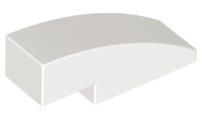 White Slope, Curved 3 x 1