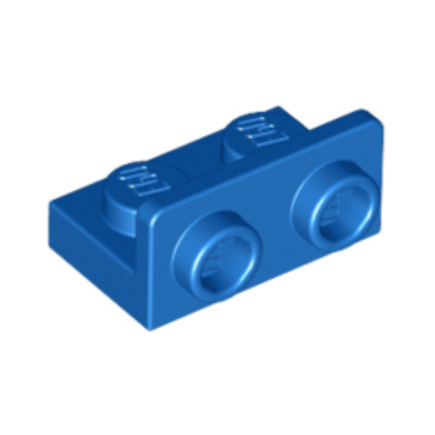 Blue Bracket 1 x 2 - 1 x 2 Inverted