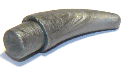 Flat Silver Barb / Claw / Horn / Tooth - Small