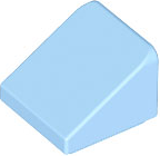 Bright Light Blue Slope 30 1 x 1 x 2/3