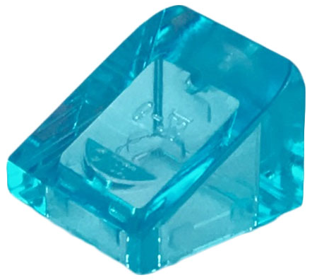 Trans-Light Blue Slope 30 1 x 1 x 2/3