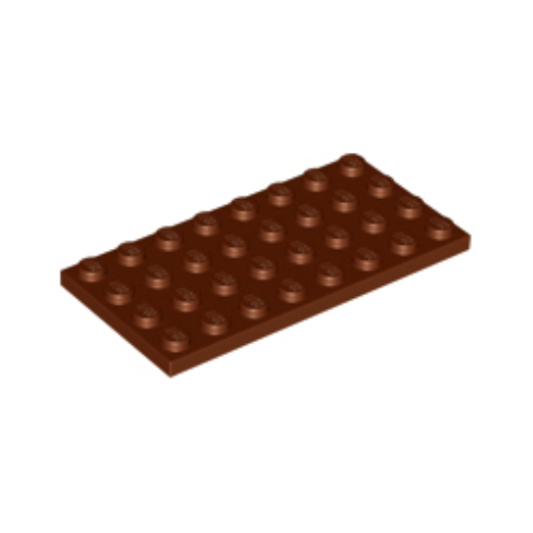 Reddish Brown Plate 4 x 8