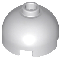 Light Bluish Gray Brick, Round 2 x 2 Dome Top