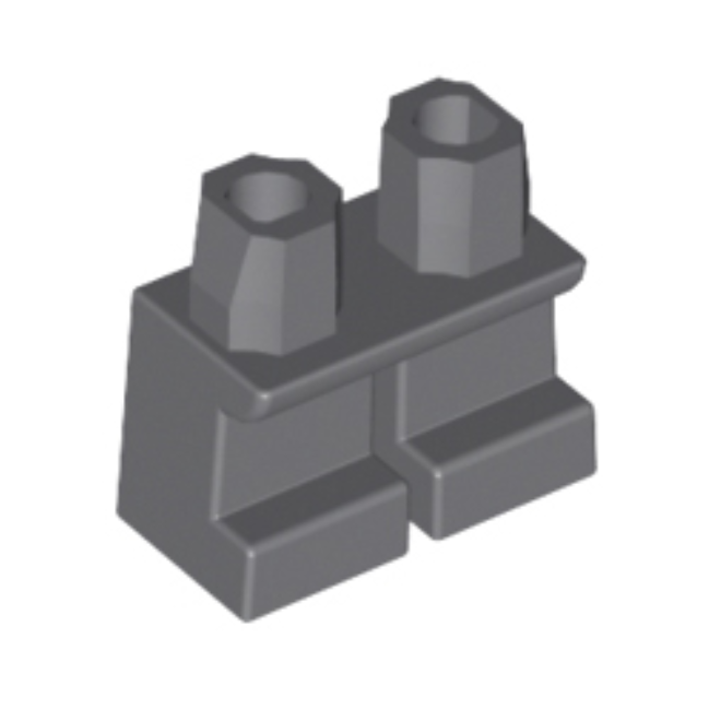 Dark Bluish Gray Legs Short