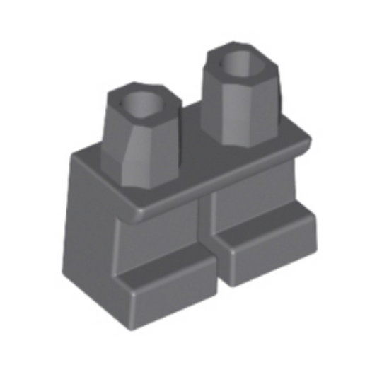 Dark Bluish Gray Legs Short