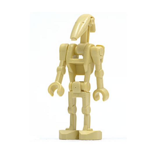 sw0001d Battle Droid - Tan, Straight Arms