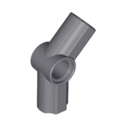 Dark Bluish Gray Technic, Axle and Pin Connector Angled #4 - 135 degrees