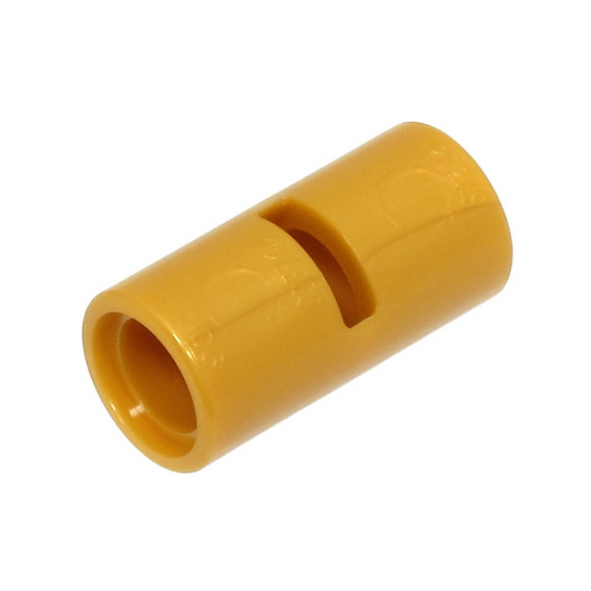 Pearl Gold Technic, Pin Connector Round 2L with Slot (Pin Joiner Round)