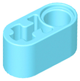 Medium Azure Technic, Liftarm Thick 1 x 2 - Axle Hole