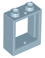 Sand Blue Window 1 x 2 x 2 Flat Front