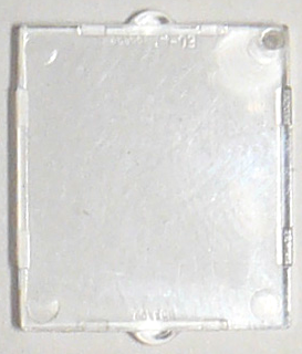 Trans-Clear Glass for Window 1 x 2 x 2 Flat Front