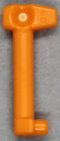 Orange Minifigure, Helmet Antenna / Rangefinder with Rounded Shaft for Helmet SW Clone Trooper with Holes