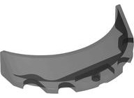 Trans-Black Windscreen 3 x 6 x 1 Curved