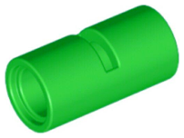 Bright Green Technic, Pin Connector Round 2L with Slot (Pin Joiner Round)