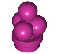 Magenta Ice Cream Scoops