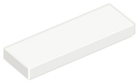 White Tile 1 x 3