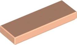 Light Nougat Tile 1 x 3