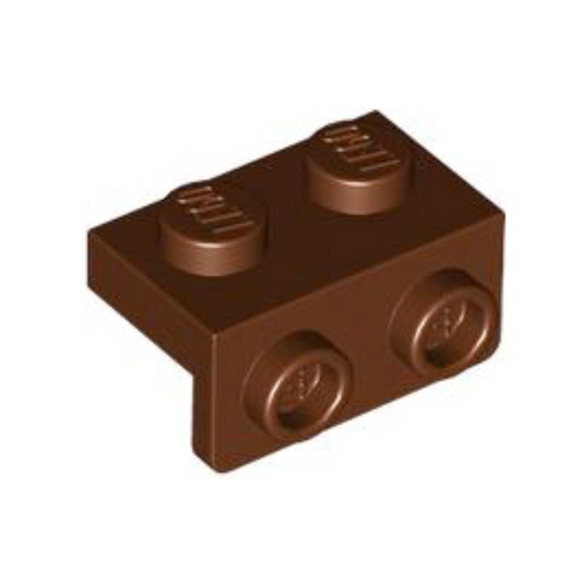 Reddish Brown Bracket 1 x 2 - 1 x 2