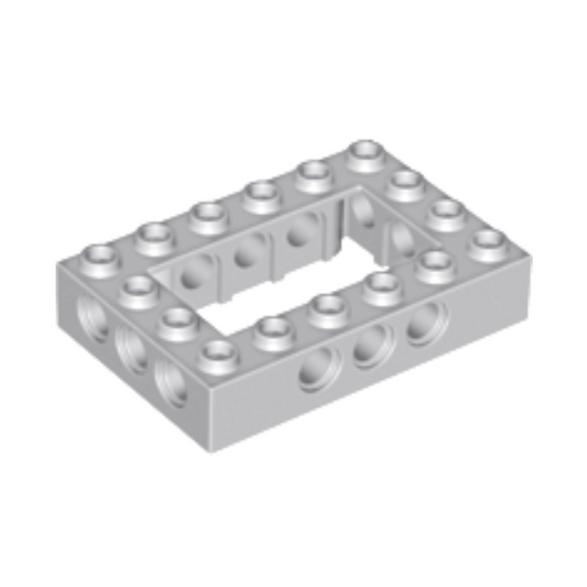 Light Bluish Gray Technic, Brick 4 x 6 Open Center