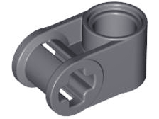 Dark Bluish Gray Technic, Axle and Pin Connector Perpendicular