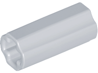 Light Bluish Gray Technic, Axle Connector 2L (Smooth with x Hole + Orientation)