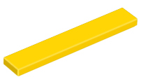 Yellow Tile 1 x 6