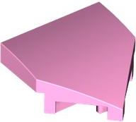 Bright Pink Wedge 2 x 2 x 2/3 Pointed