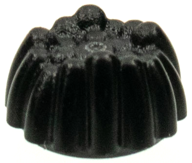 Black Minifigure, Hair Small Stud Size Spiky Tuft