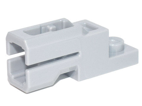 Light Bluish Gray Projectile Launcher, 1 x 2 Mini Blaster / Tile Shooter