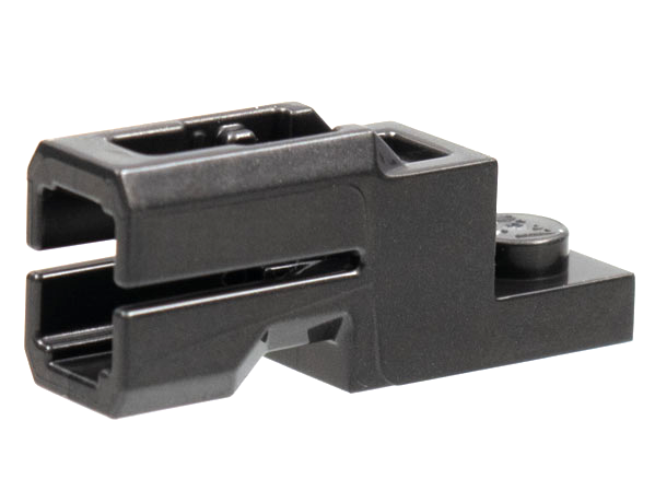 Pearl Dark Gray Projectile Launcher, 1 x 2 Mini Blaster / Tile Shooter