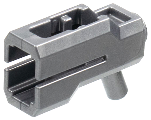 Flat Silver Minifigure, Weapon Bazooka, Mini Blaster / Shooter