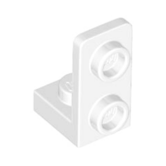 White Bracket 1 x 1 - 1 x 2 Inverted