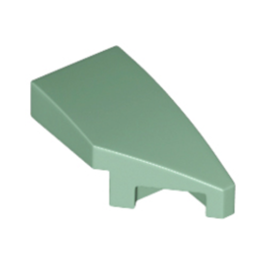 Sand Green Wedge 2 x 1 x 2/3 Right