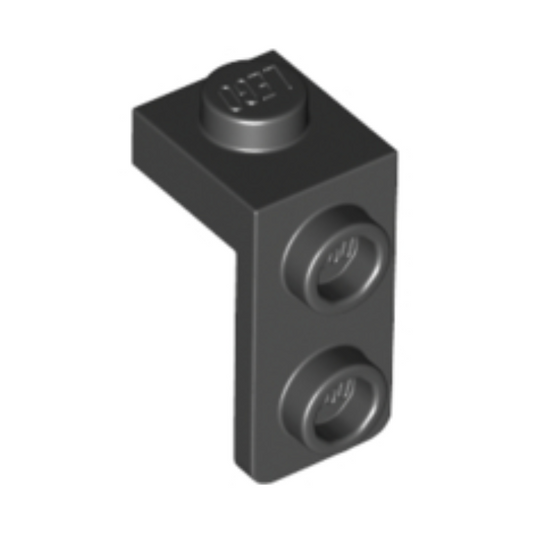 Black Bracket 1 x 1 - 1 x 2
