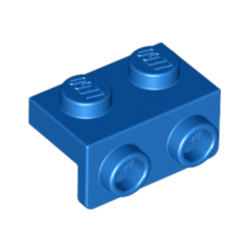 Blue Bracket 1 x 2 - 1 x 2