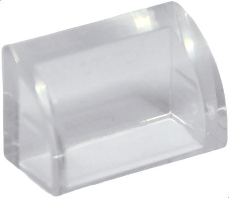 Trans-Clear Slope, Curved 1 x 2