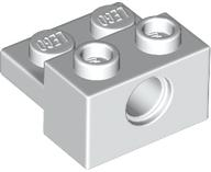 White Technic, Brick Modified 1 x 2 with Hole and 1 x 2 Plate