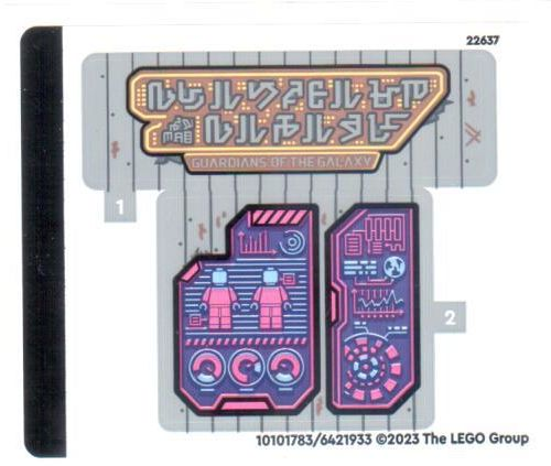 Sticker Sheet for Set 76253 - (10101783/6421933)